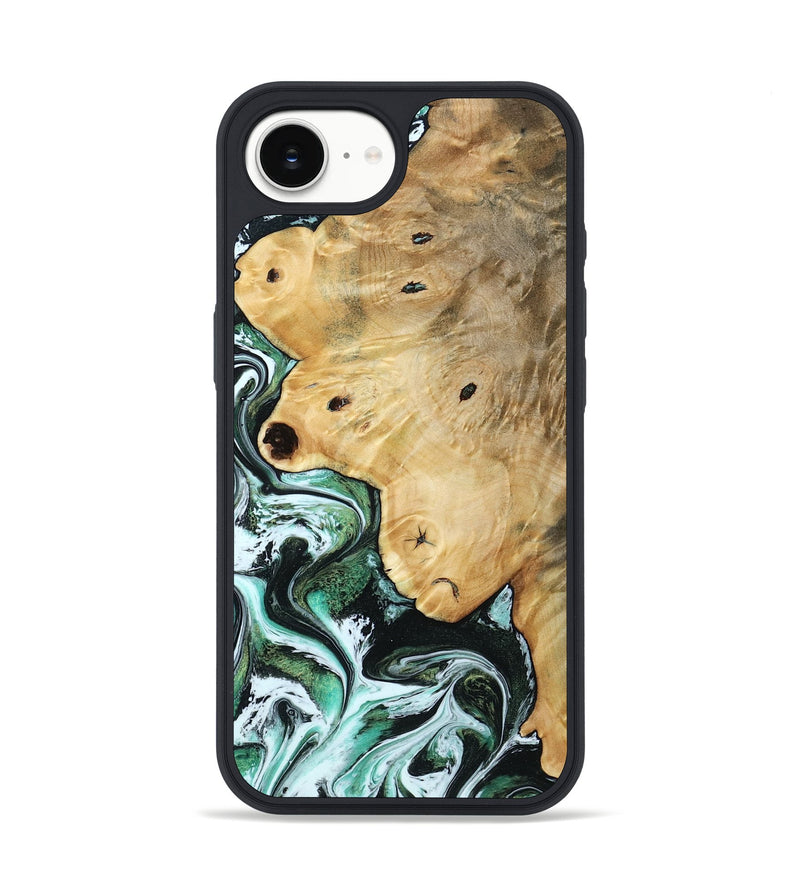 iPhone 16e Wood Phone Case - Rianna (Green, 785990)