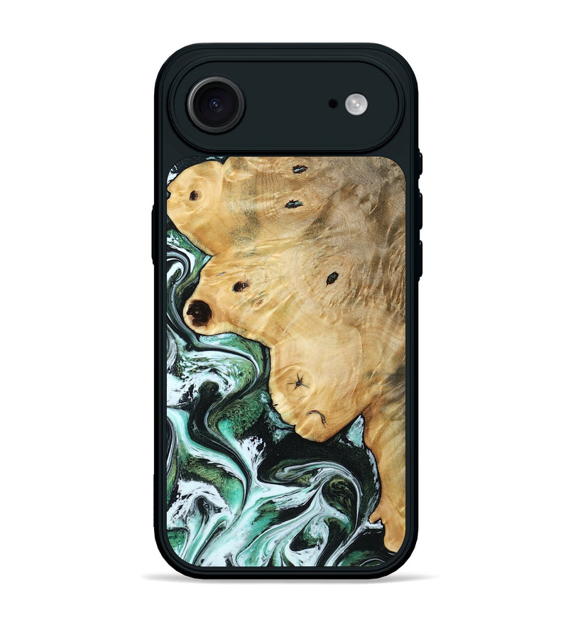 iPhone 17 Air Wood Phone Case - Rianna (Green, 785990)
