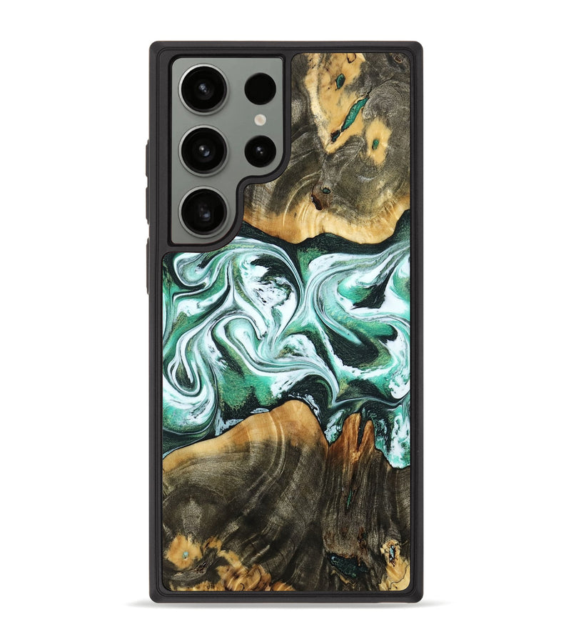 Galaxy S23 Ultra Wood Phone Case - Mintie (Green, 785992)