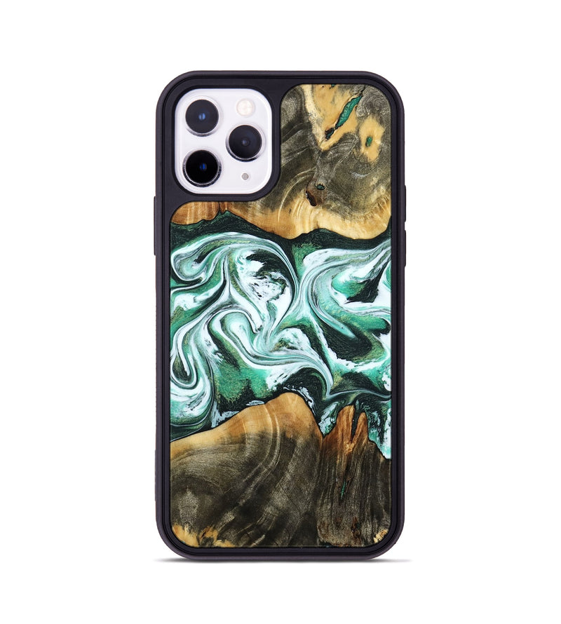 iPhone 11 Pro Wood Phone Case - Mintie (Green, 785992)