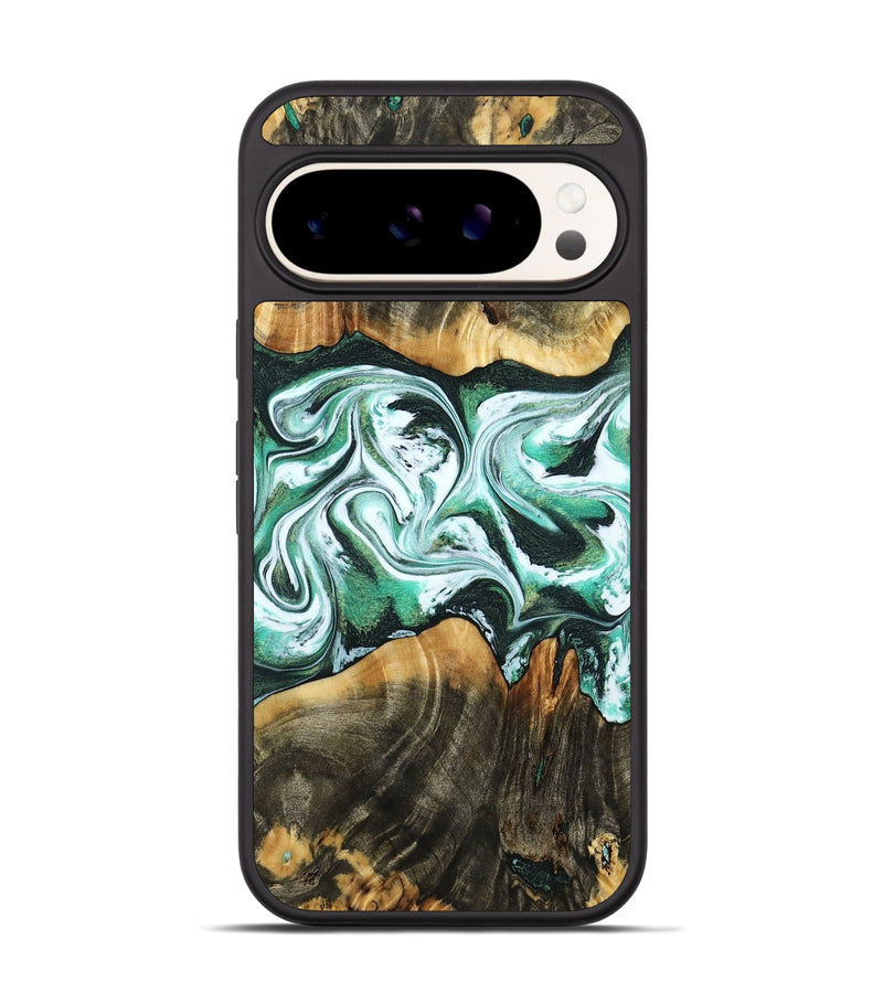 Pixel 9 Pro Wood Phone Case - Mintie (Green, 785992)