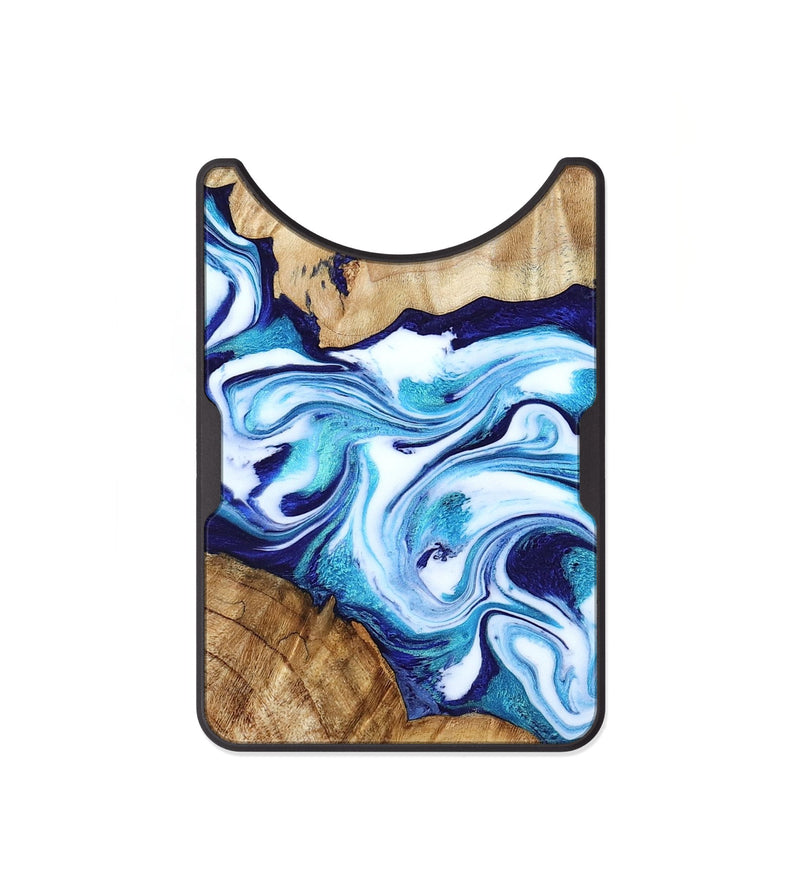 Alloy Wood Wallet - Vivien (Blue, 786013)