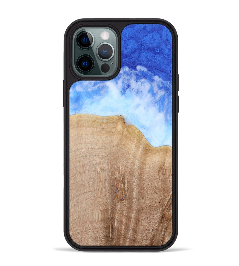 iPhone 12 Pro Max Wood Phone Case - Billye (Coastal, 786062)
