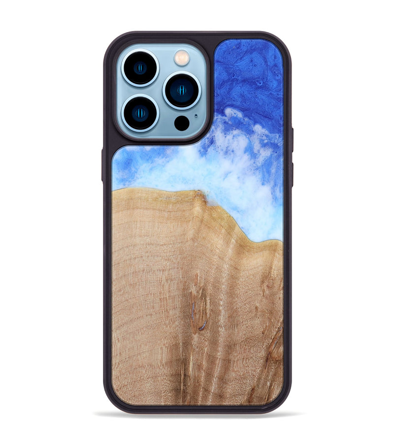 iPhone 14 Pro Max Wood Phone Case - Billye (Coastal, 786062)