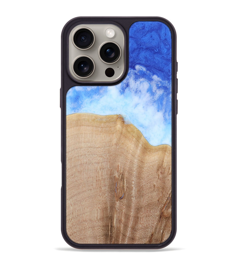 iPhone 16 Pro Max Wood Phone Case - Billye (Coastal, 786062)