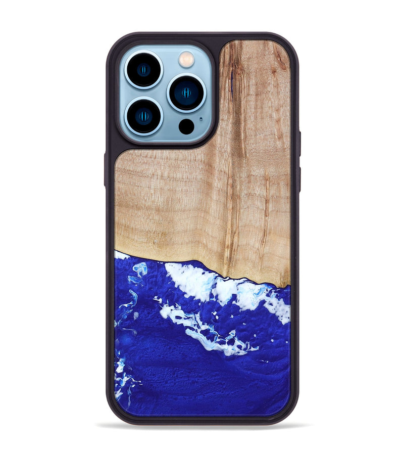 iPhone 14 Pro Max Wood Phone Case - Docia (Coastal, 786069)