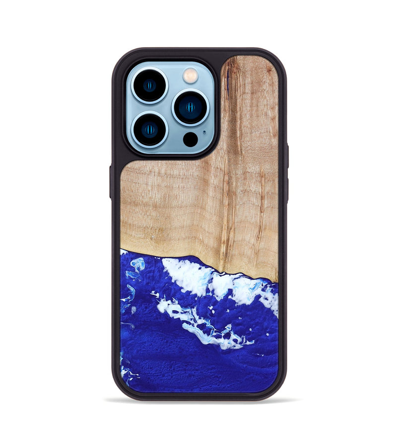 iPhone 14 Pro Wood Phone Case - Docia (Coastal, 786069)