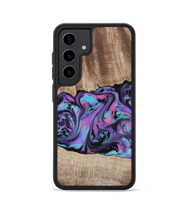 Galaxy S24 Wood Phone Case - Jazmine (Purple, 786227)