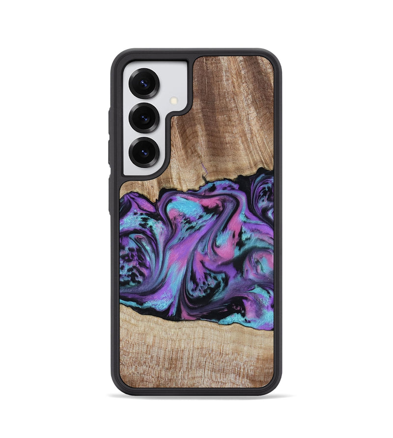 Galaxy S25 Wood Phone Case - Jazmine (Purple, 786227)