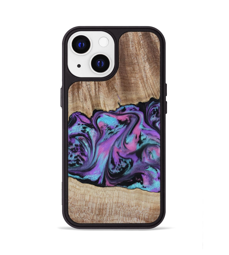 iPhone 13 Wood Phone Case - Jazmine (Purple, 786227)