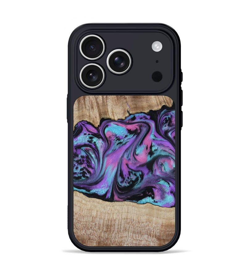 iPhone 17 Pro Wood Phone Case - Jazmine (Purple, 786227)