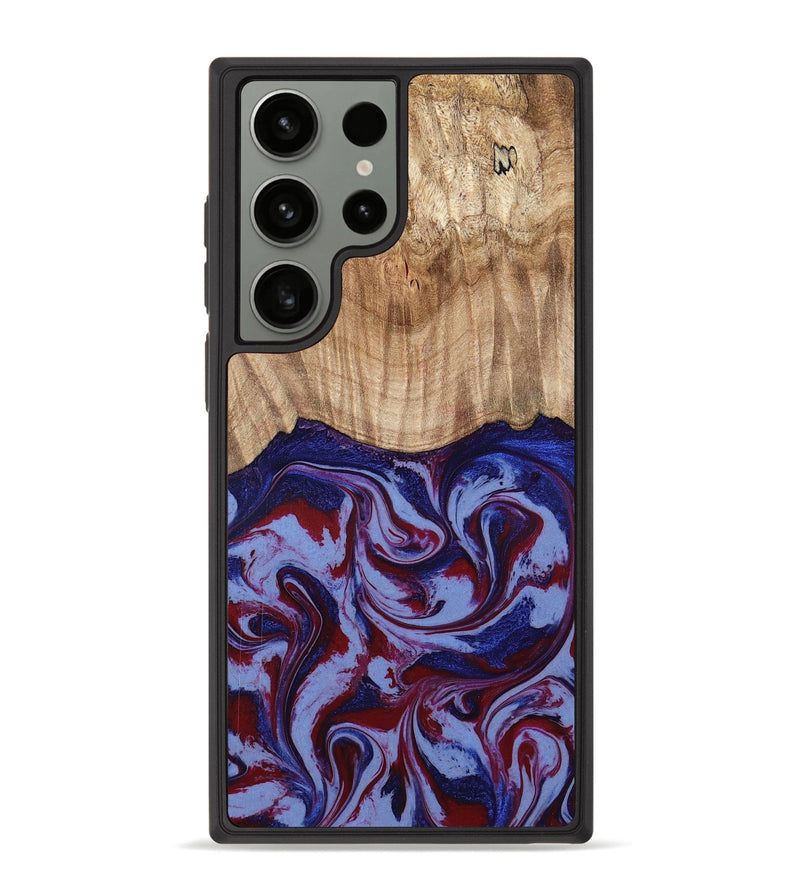 Galaxy S23 Ultra Wood Phone Case - Reid (Red, 786230)