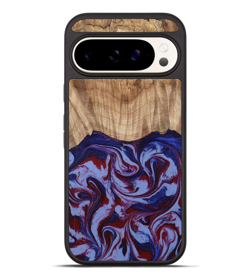 Pixel 10 Pro XL Wood Phone Case - Reid (Red, 786230)
