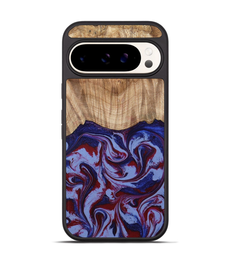 Pixel 9 Pro Wood Phone Case - Reid (Red, 786230)