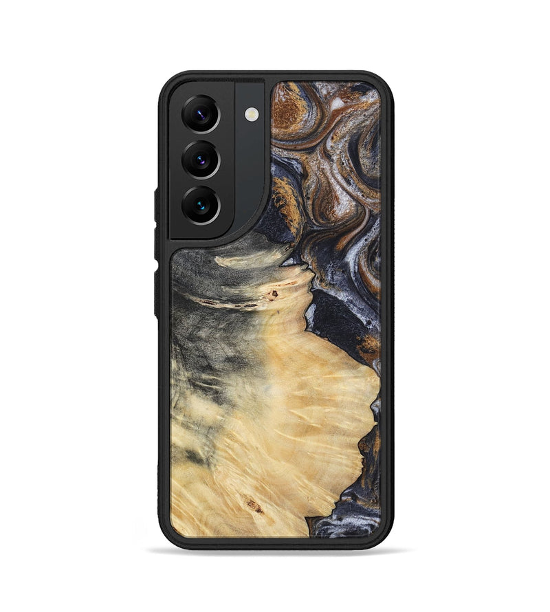 Galaxy S22 Wood Phone Case - Elaine (Black & White, 786241)