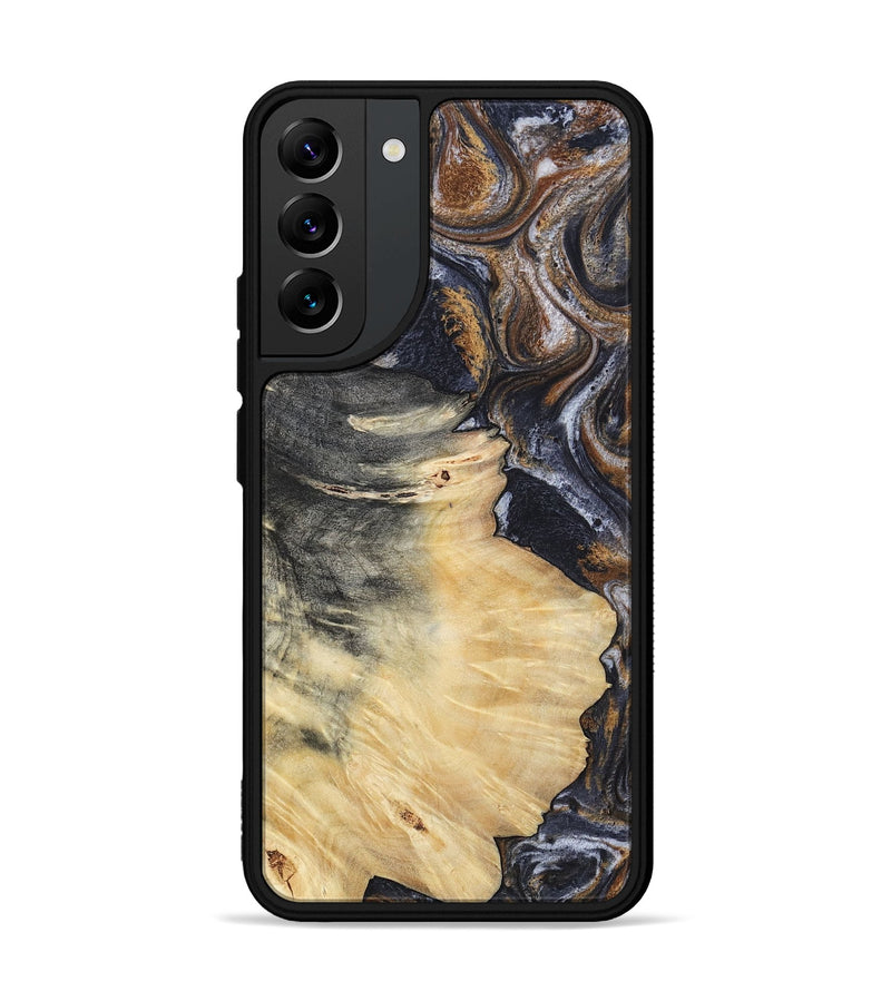 Galaxy S22 Plus Wood Phone Case - Elaine (Black & White, 786241)