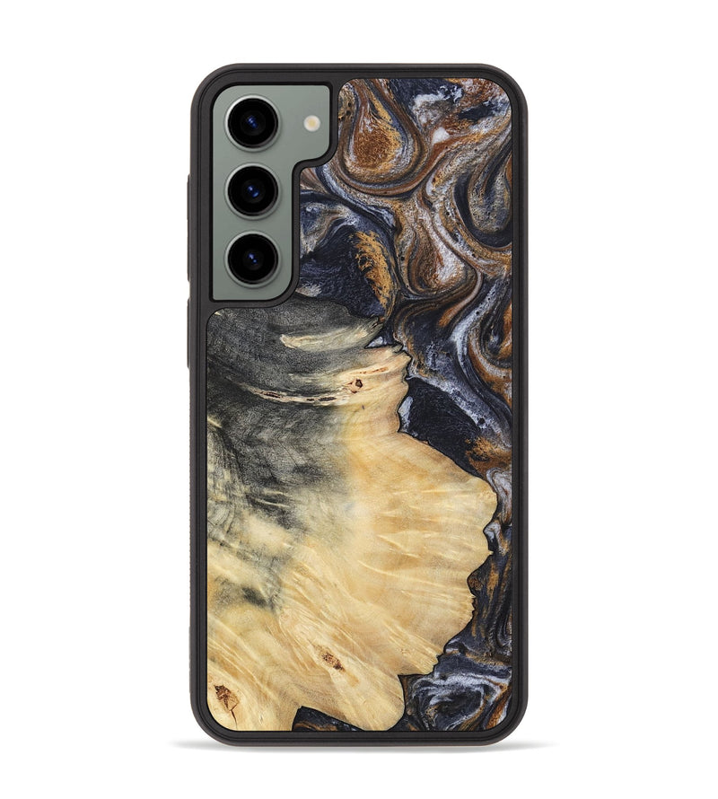 Galaxy S23 Plus Wood Phone Case - Elaine (Black & White, 786241)