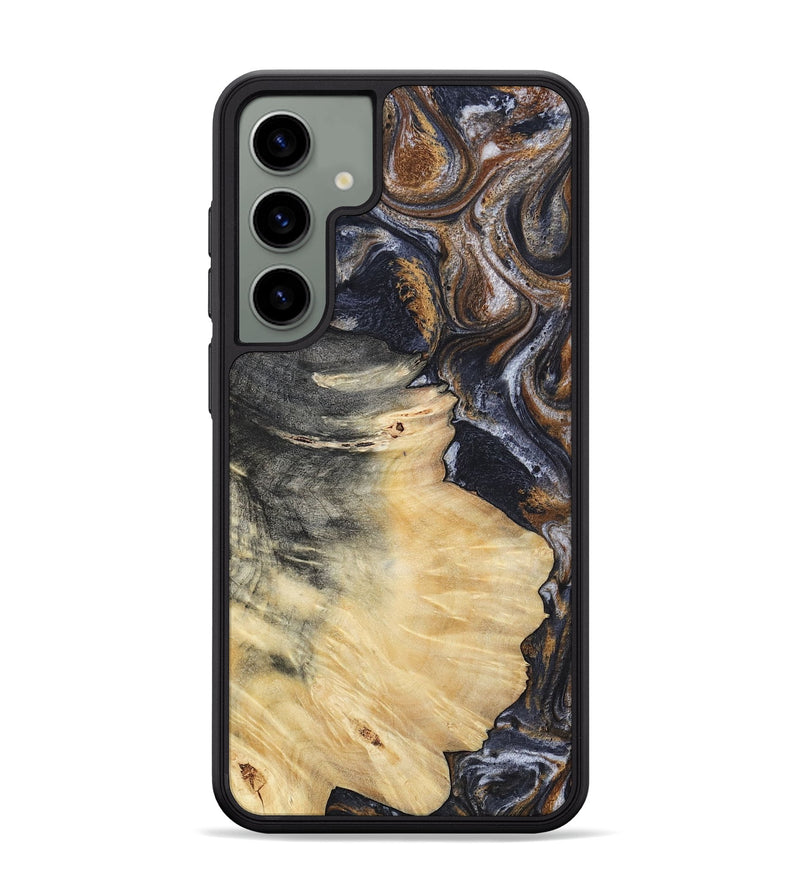 Galaxy S24 Plus Wood Phone Case - Elaine (Black & White, 786241)