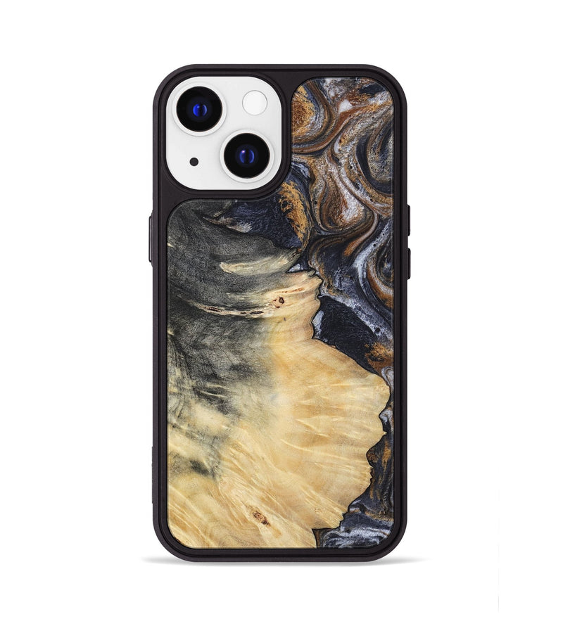 iPhone 13 Wood Phone Case - Elaine (Black & White, 786241)