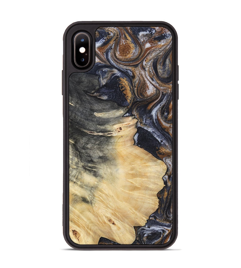 iPhone Xs Max Wood Phone Case - Elaine (Black & White, 786241)