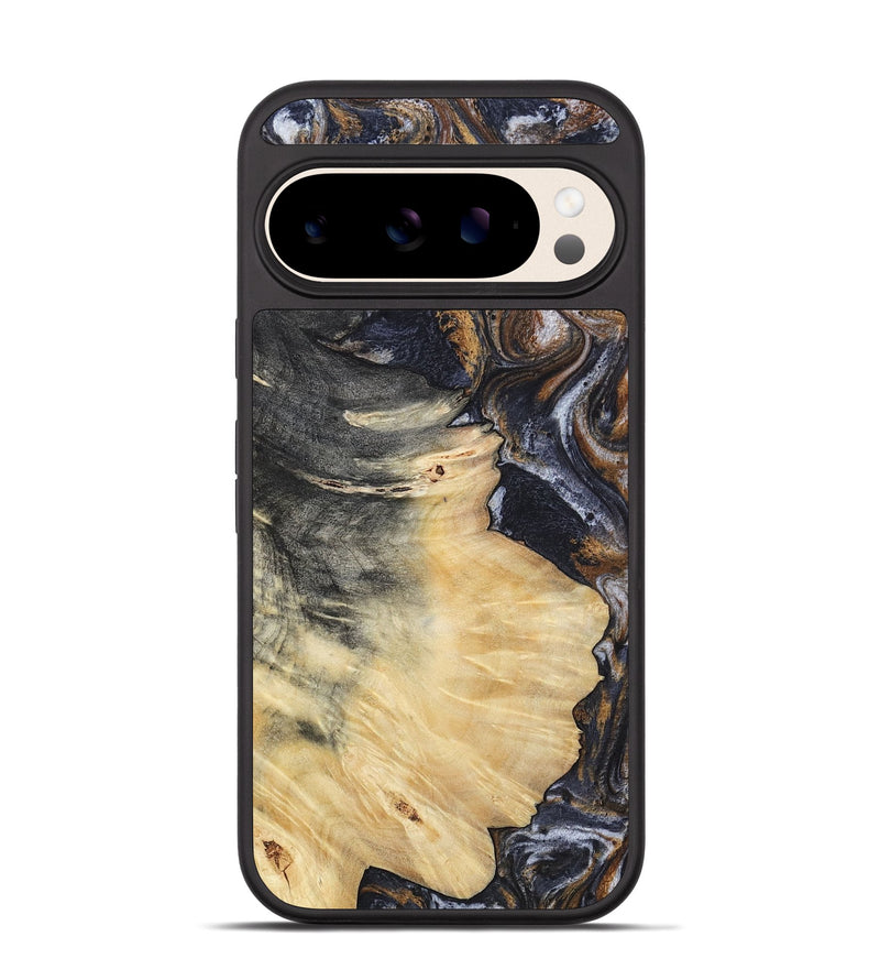Pixel 10 Wood Phone Case - Elaine (Black & White, 786241)