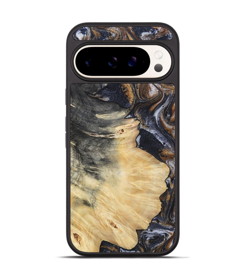 Pixel 9 Pro Wood Phone Case - Elaine (Black & White, 786241)