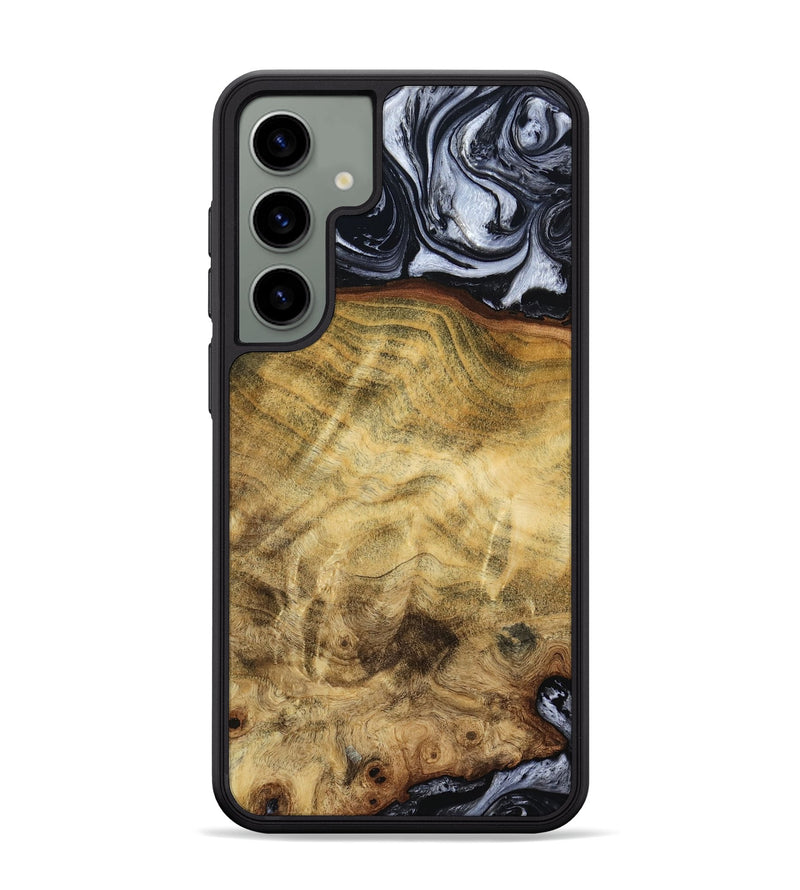 Galaxy S24 Plus Wood Phone Case - Minna (Black & White, 786242)