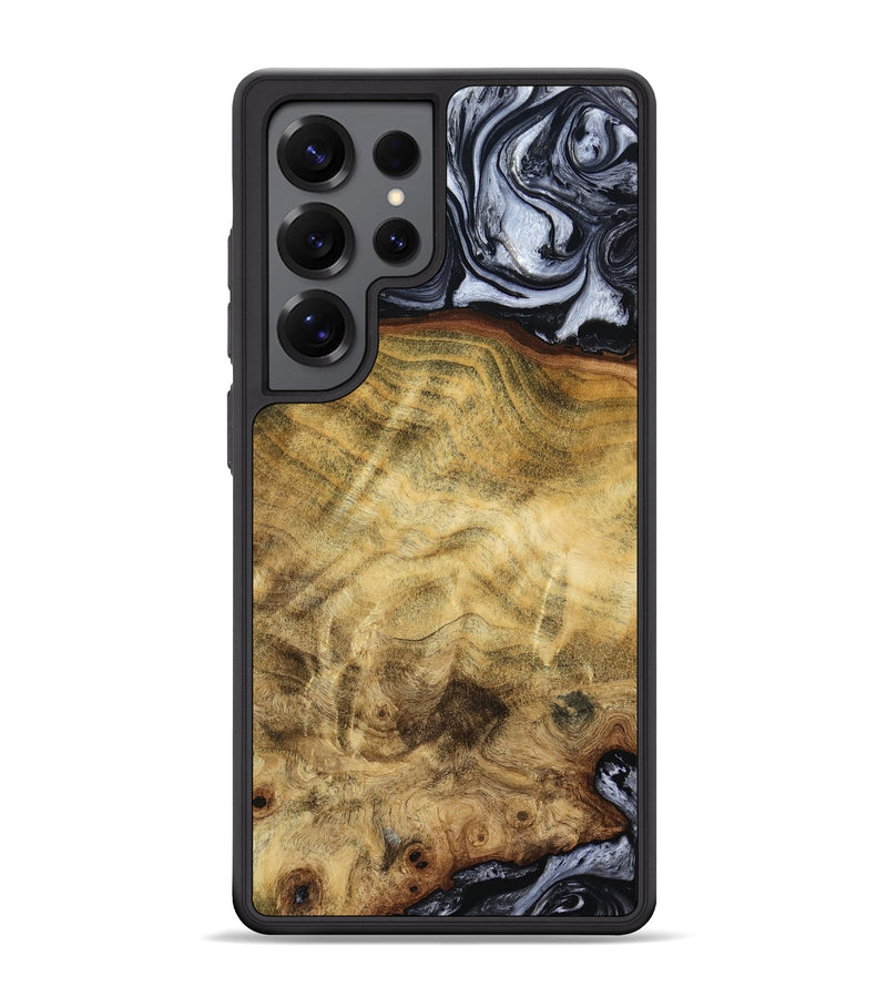 Galaxy S25 Ultra Wood Phone Case - Minna (Black & White, 786242)