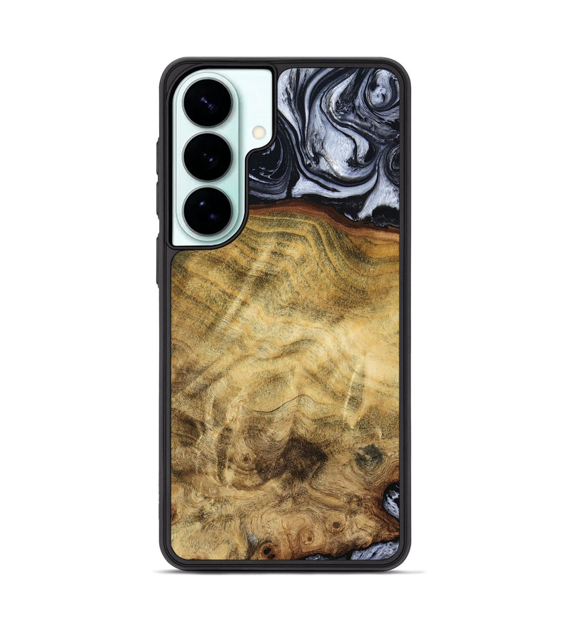 Galaxy S26 Plus Wood Phone Case - Minna (Black & White, 786242)