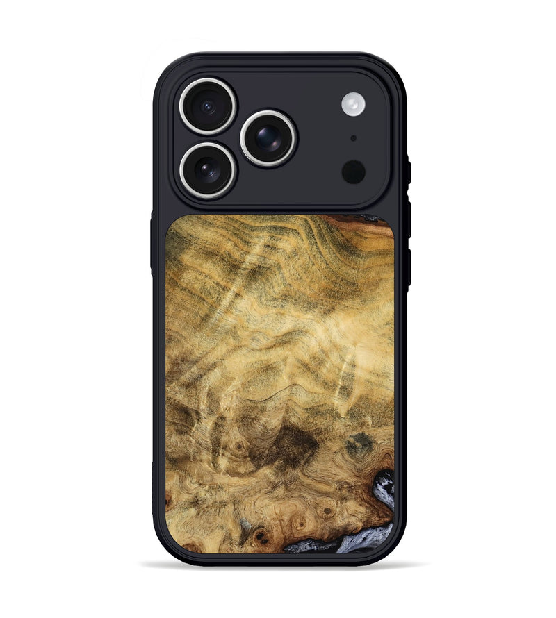 iPhone 17 Pro Wood Phone Case - Minna (Black & White, 786242)