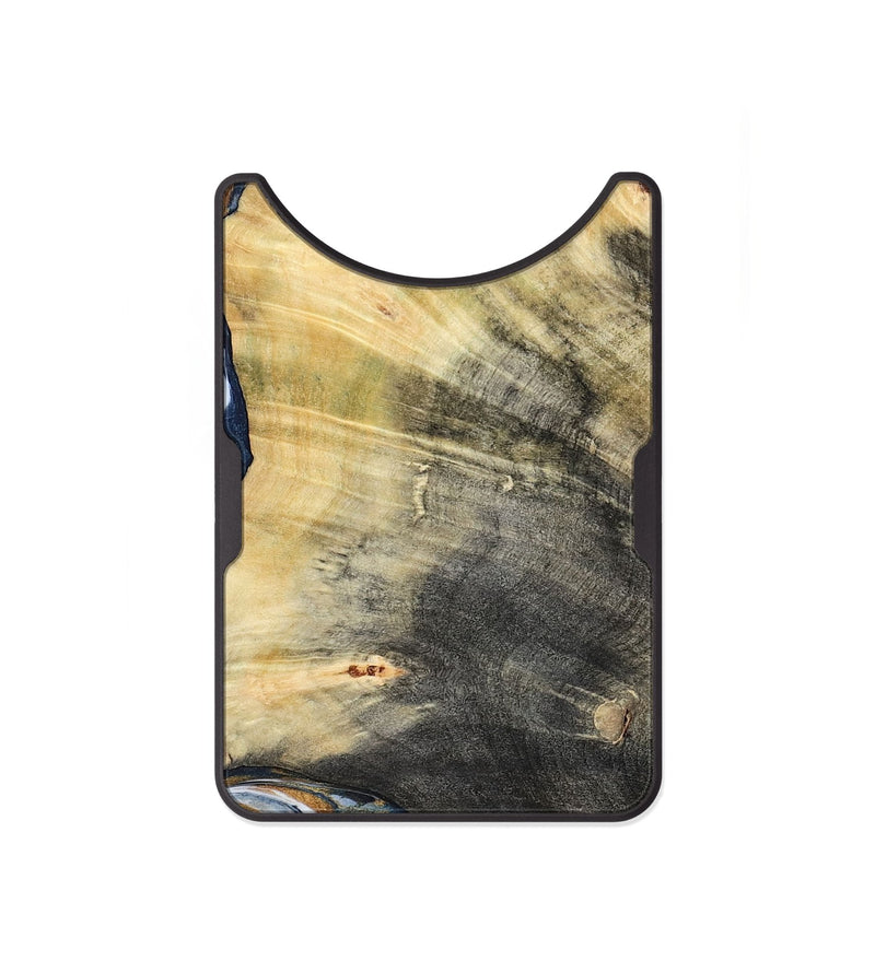 Alloy Wood Wallet - Erica (Teal & Gold, 786258)