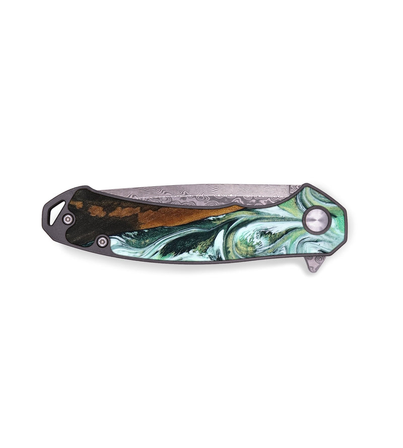 EDC Wood Pocket Knife - Rogers (Green, 786299)