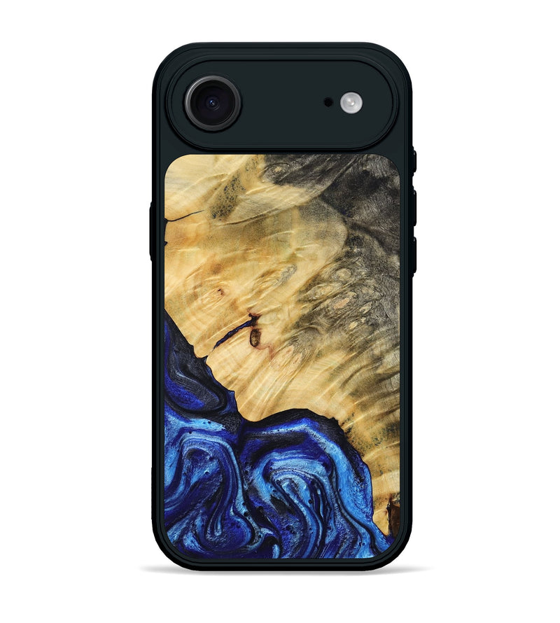 iPhone 17 Air Wood Phone Case - Jazlene (Blue, 786312)