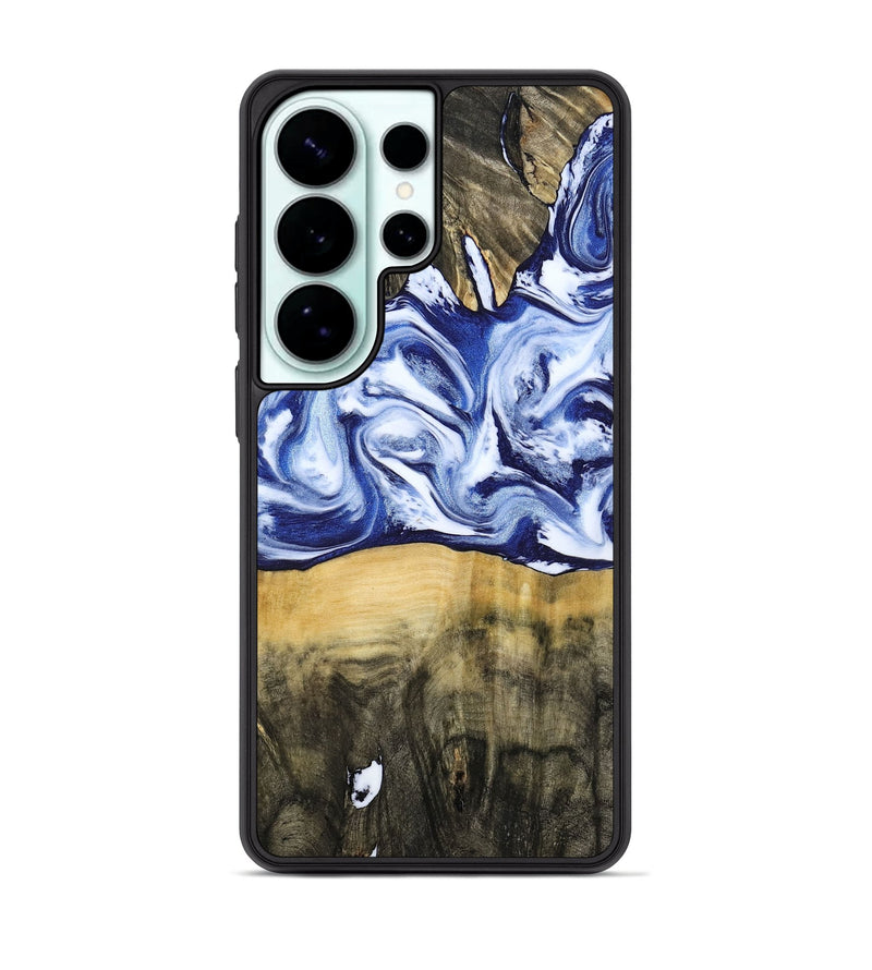 Galaxy S26 Ultra Wood Phone Case - Jesiah (Blue, 786316)