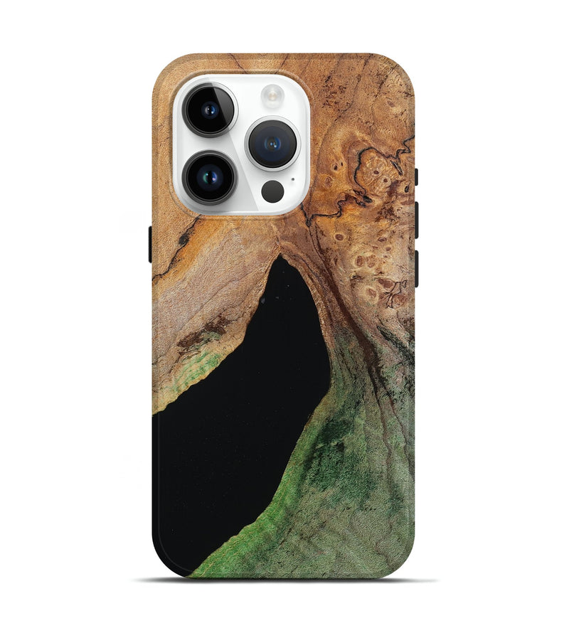 iPhone 15 Pro Wood Live Edge Phone Case - Don (Wood Burl, 786448)