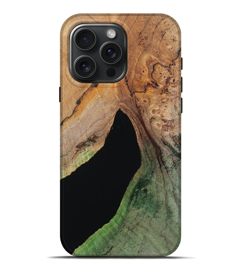 iPhone 16 Pro Max Wood Live Edge Phone Case - Don (Wood Burl, 786448)