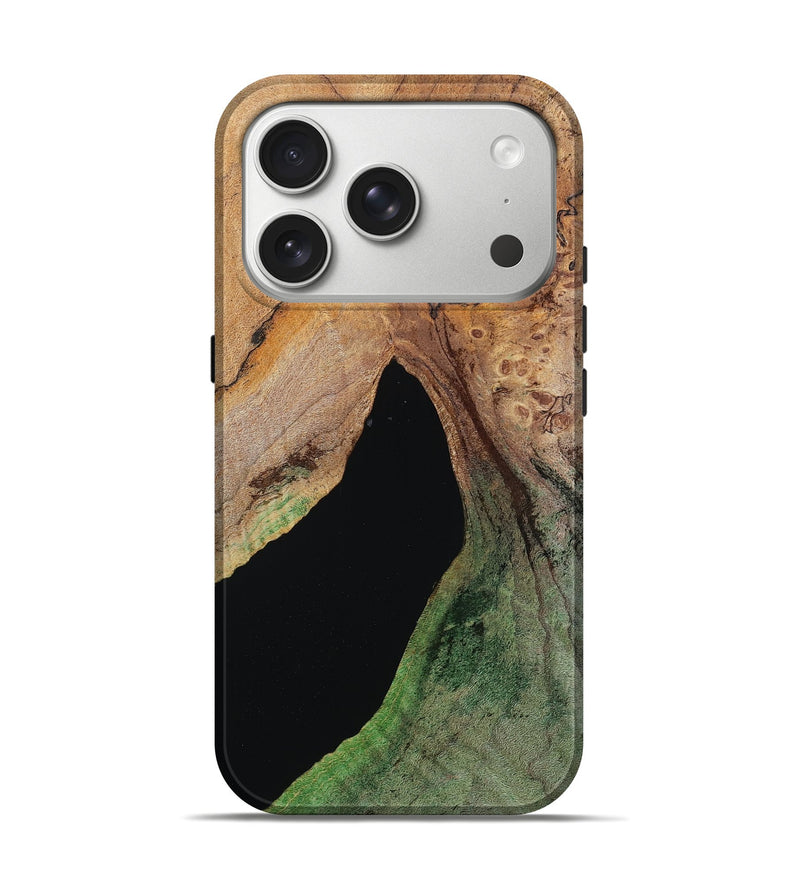 iPhone 17 Pro Wood Live Edge Phone Case - Don (Wood Burl, 786448)