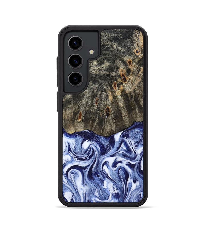 Galaxy S24 Wood Phone Case - Darin (Blue, 786562)
