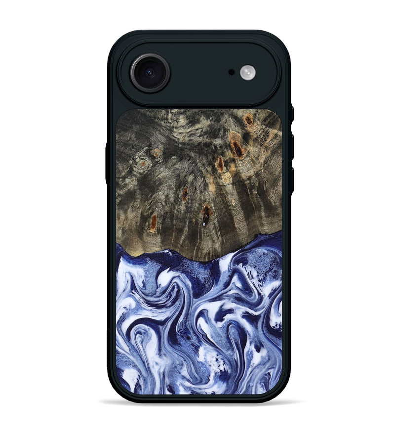 iPhone 17 Air Wood Phone Case - Darin (Blue, 786562)