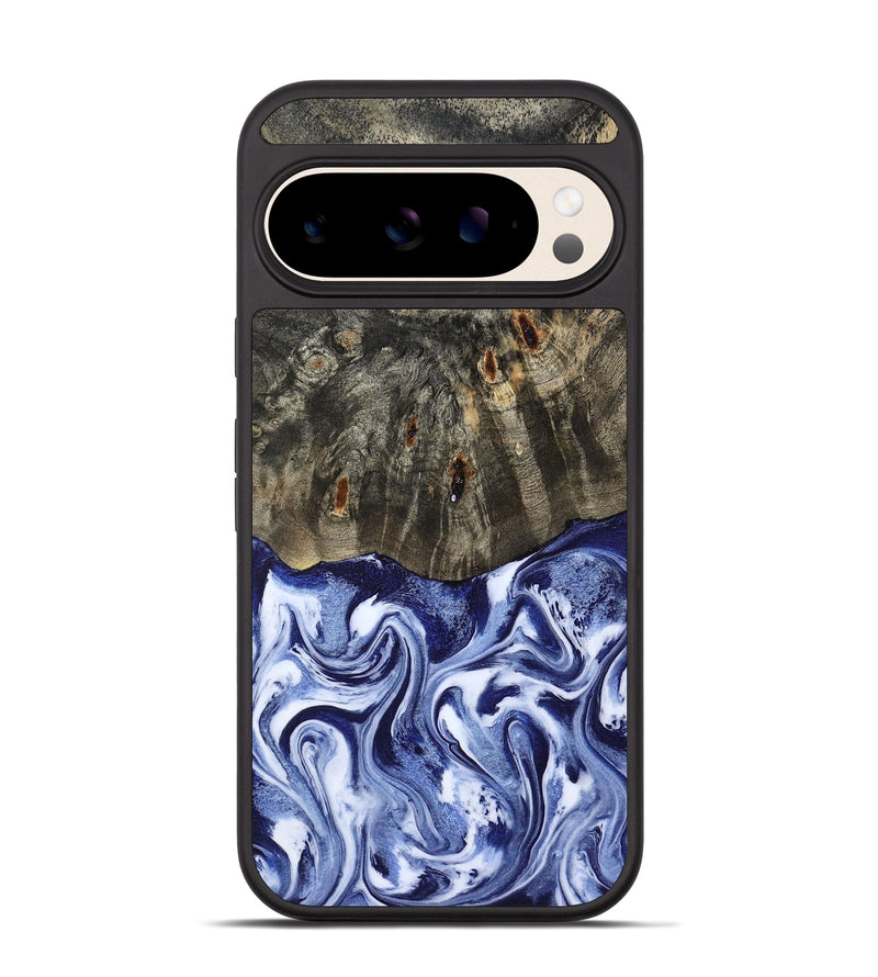 Pixel 10 Wood Phone Case - Darin (Blue, 786562)