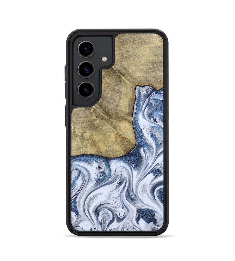 Galaxy S24 Wood Phone Case - Wilber (Blue, 786596)