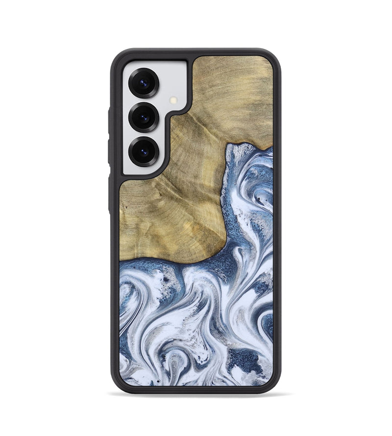 Galaxy S25 Wood Phone Case - Wilber (Blue, 786596)