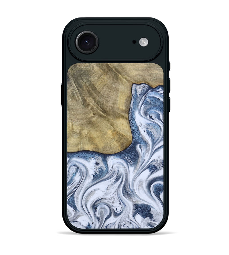 iPhone 17 Air Wood Phone Case - Wilber (Blue, 786596)