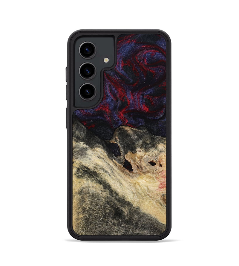 Galaxy S24 Wood Phone Case - Dashawn (Red, 786653)