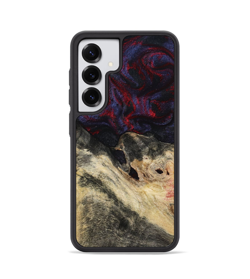 Galaxy S25 Wood Phone Case - Dashawn (Red, 786653)