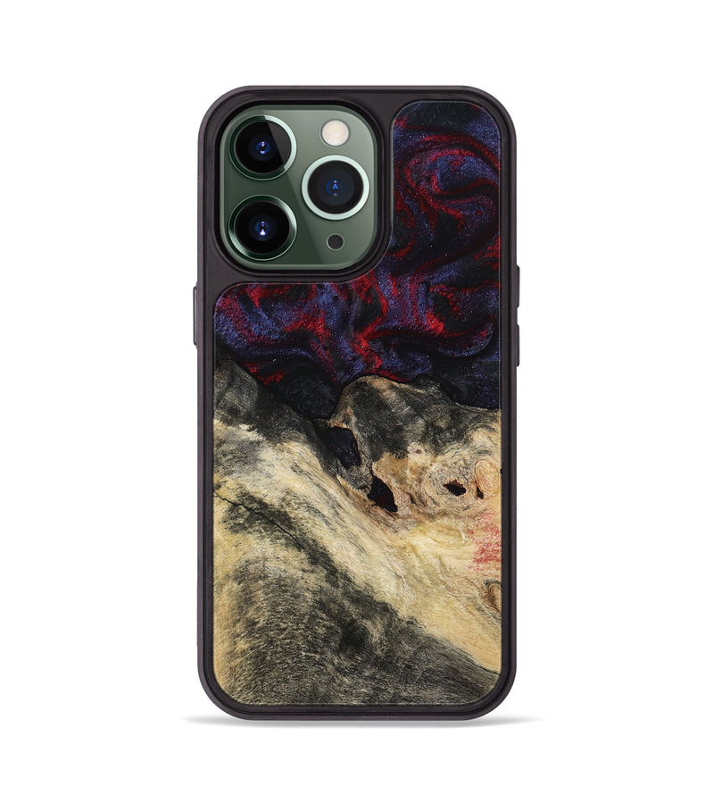 iPhone 13 Pro Wood Phone Case - Dashawn (Red, 786653)
