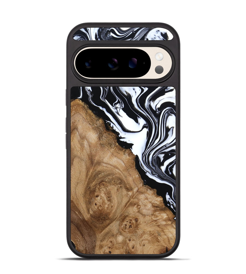 Pixel 10 Wood Phone Case - Nolan (Black & White, 786663)