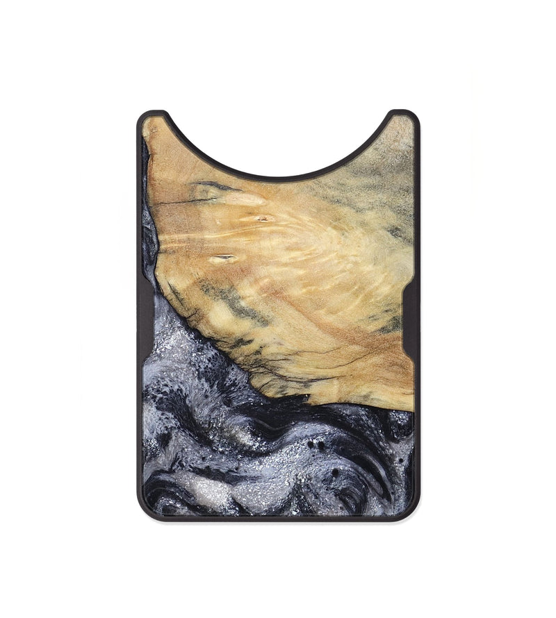 Alloy Wood Wallet - Kaaren (Black & White, 786665)