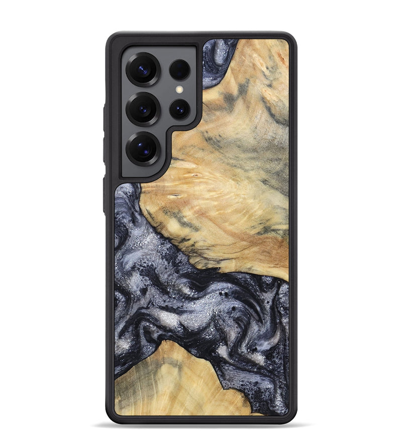 Galaxy S25 Ultra Wood Phone Case - Kaaren (Black & White, 786665)