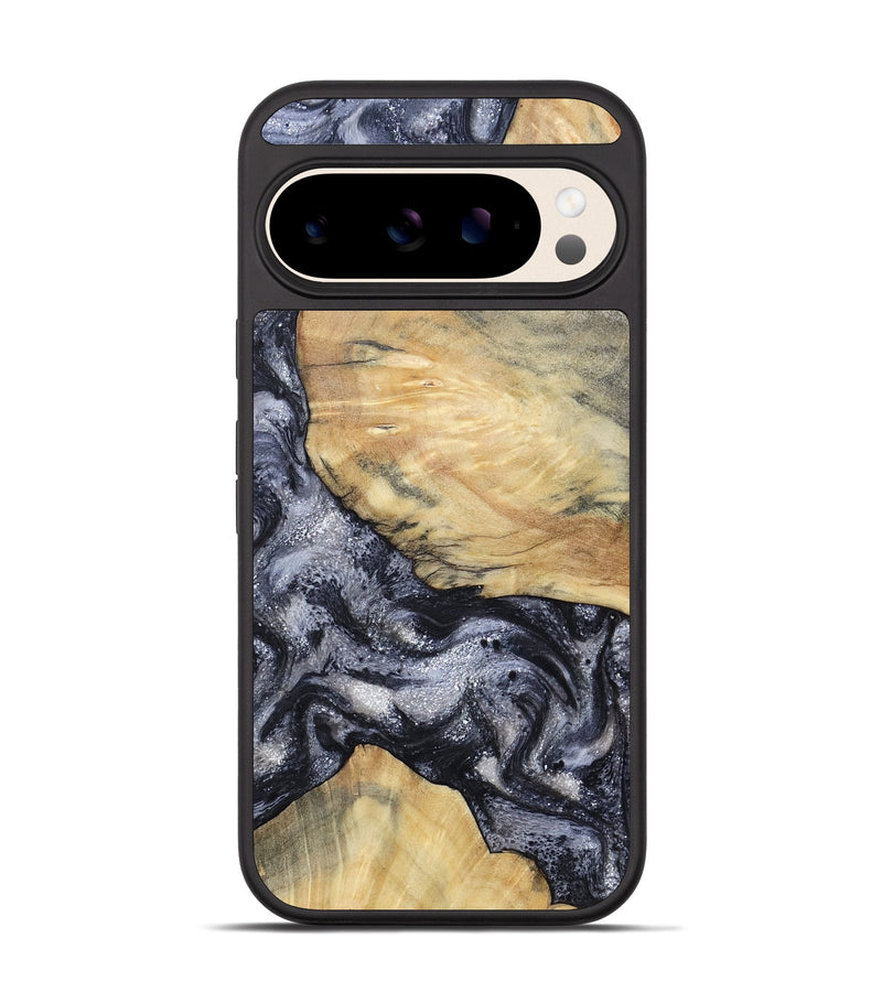 Pixel 10 Wood Phone Case - Kaaren (Black & White, 786665)